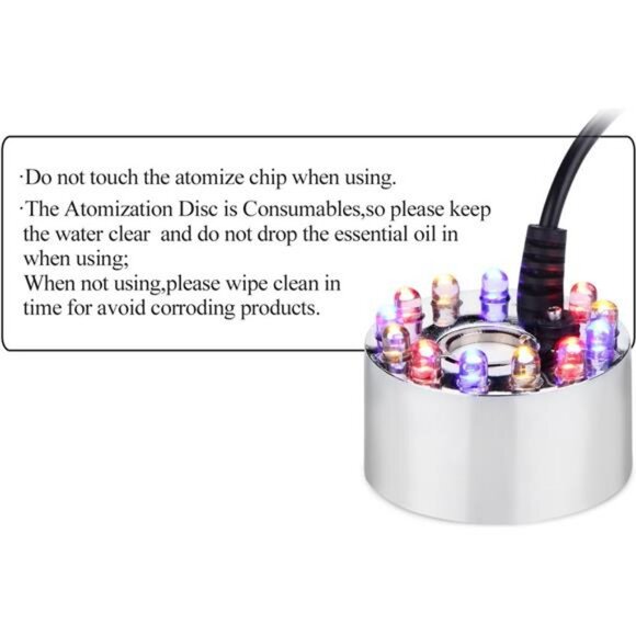 Aluminum Mist Maker Water Fountain Pond Fogger Air Humidifier Mini Fog Machine - Picture 3 of 7